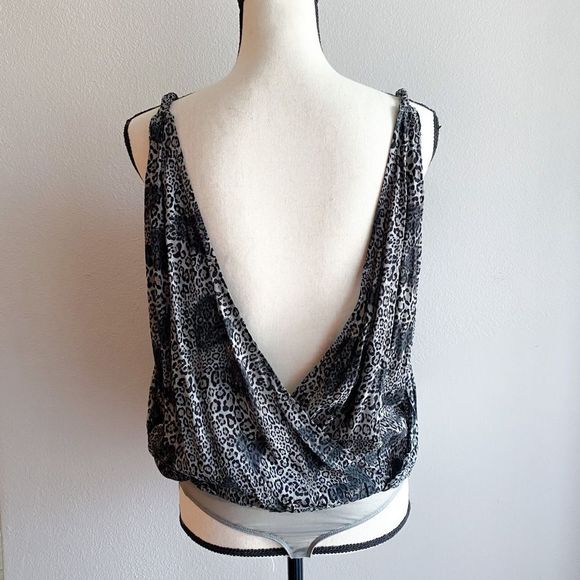 Free people Siren Song Wrap Surplice V-Neck Sleeveless Bodysuit - Picture 2 of 16